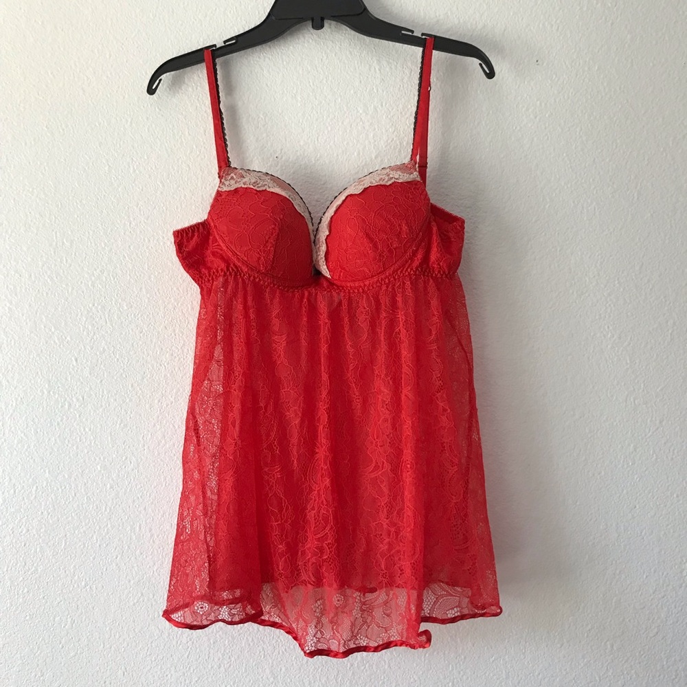 Women’s Large Push Up Lingerie Top Babydoll Dress